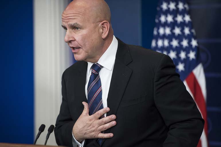 New role for McMaster: Trump's shield
 
  